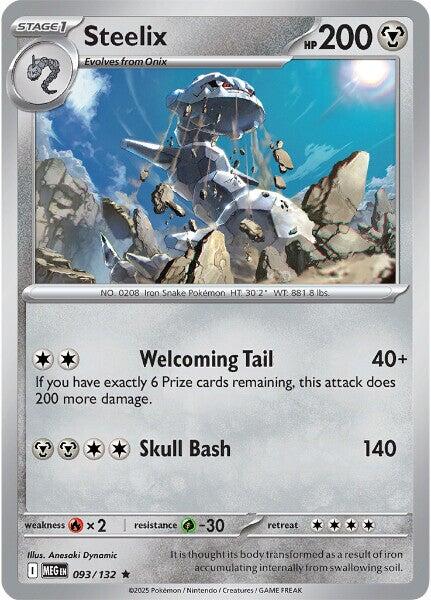 Steelix [093/132] [Mega Evolution] Reverse Holofoil