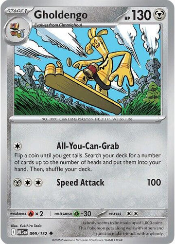 Gholdengo [099/132] [Mega Evolution] Reverse Holofoil
