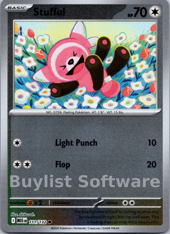 Stufful [111/132] [Mega Evolution] Reverse Holofoil