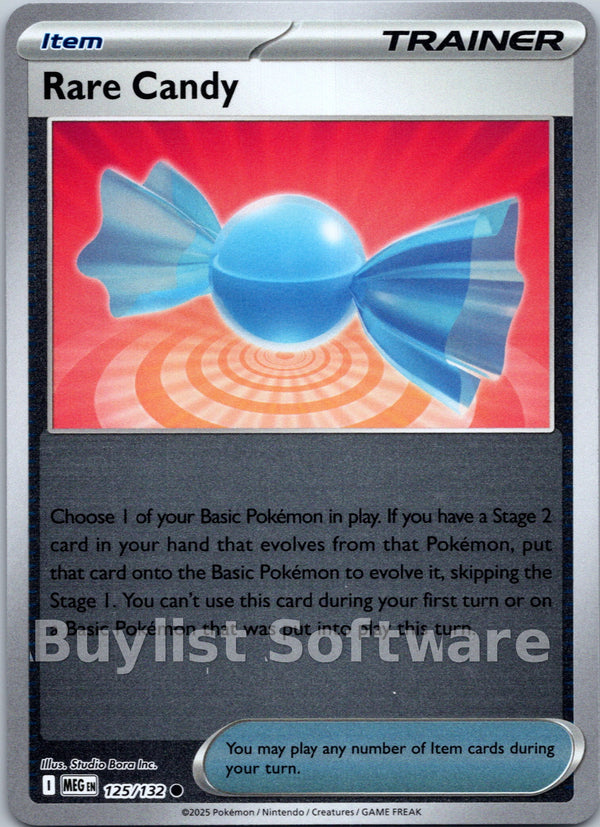 Rare Candy [125/132] [Mega Evolution] Reverse Holofoil