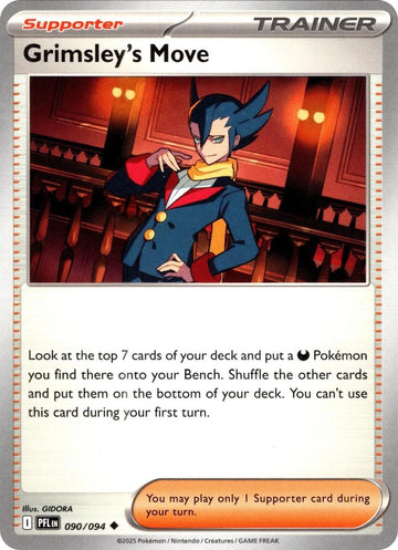 Grimsley's Move [090/094] [Phantasmal Flames] Reverse Holofoil