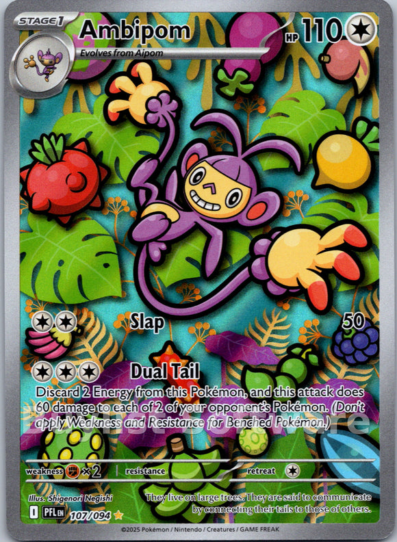 Ambipom [107/094] [Phantasmal Flames] Holofoil