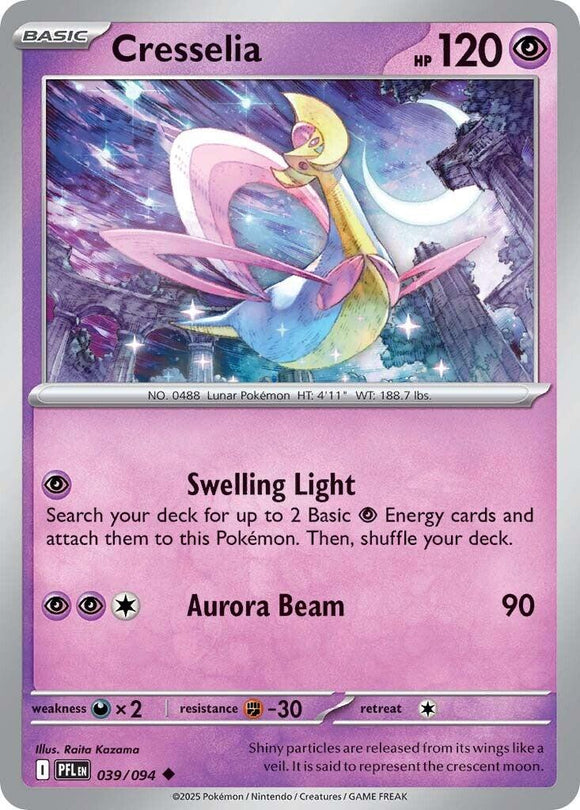 Cresselia [039/094] [Phantasmal Flames] Reverse Holofoil
