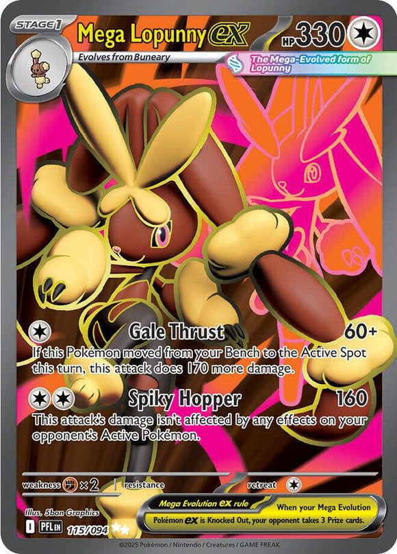 Mega Lopunny ex [115/094] [Phantasmal Flames] Holofoil