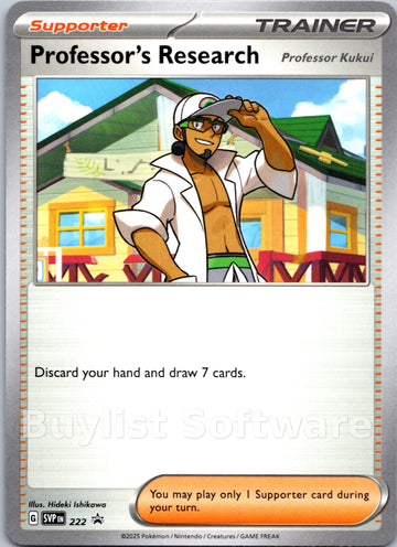 Professor's Research [222] [Scarlet & Violet Promo Cards]
