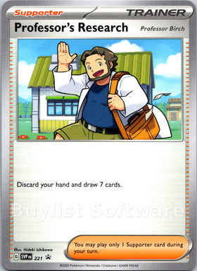 Professor's Research [221] [Scarlet & Violet Promo Cards]