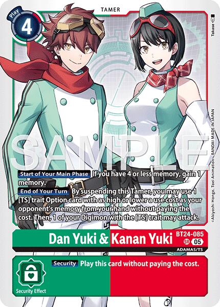 Dan Yuki & Kanan Yuki [BT24-085] [Time Stranger] Foil