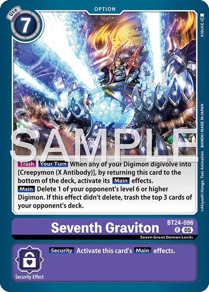 Seventh Graviton [BT24-096 R] [Time Stranger] Foil