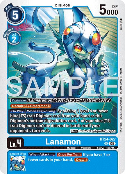 Lanamon [BT24-027 R] [Time Stranger] Foil