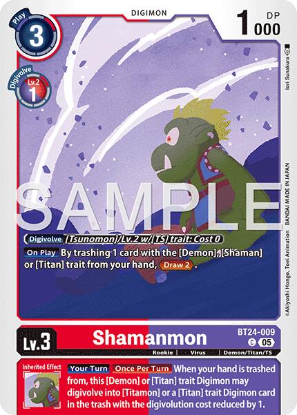 Shamanmon [BT24-009 C] [Time Stranger]