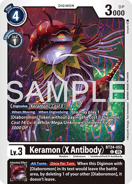 Keramon (X Antibody) [BT24-052 C] [Time Stranger]