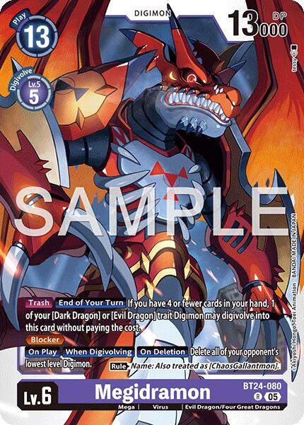 Megidramon [BT24-080 R] [Time Stranger] Foil