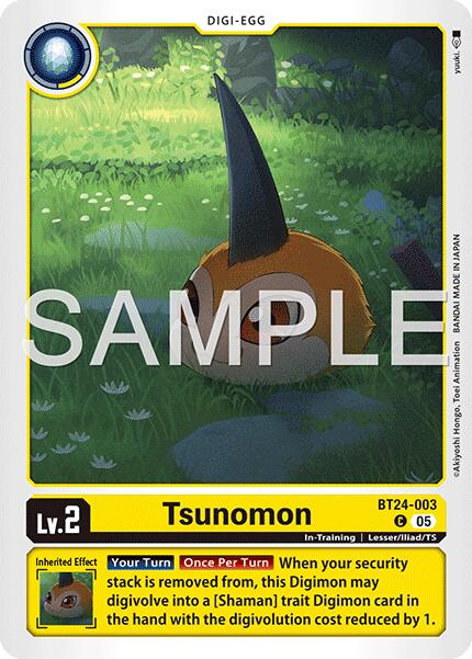 Tsunomon (BT24-003) [BT24-003 C] [Time Stranger]