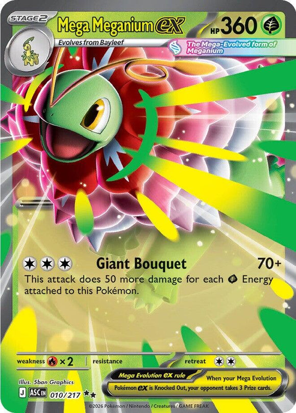 Mega Meganium ex - 010/217 [010/217] [Ascended Heroes] Holofoil