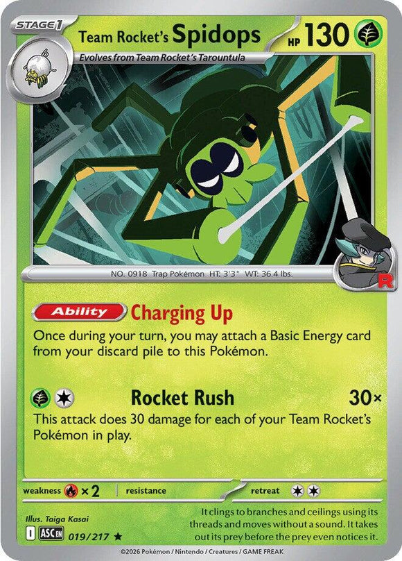 Team Rocket's Spidops [019/217] [Ascended Heroes] Reverse Holofoil