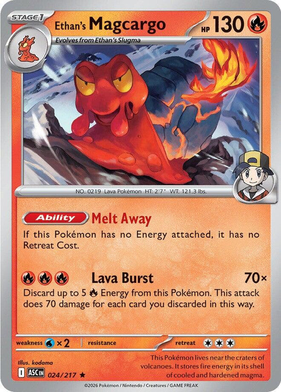 Ethan's Magcargo - 024/217 [024/217] [Ascended Heroes] Holofoil