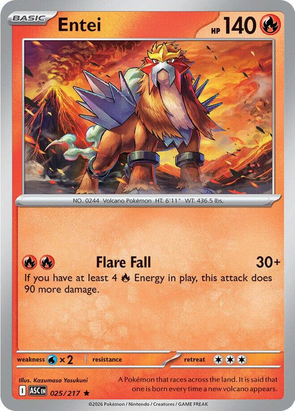 Entei [025/217] [Ascended Heroes] Holofoil