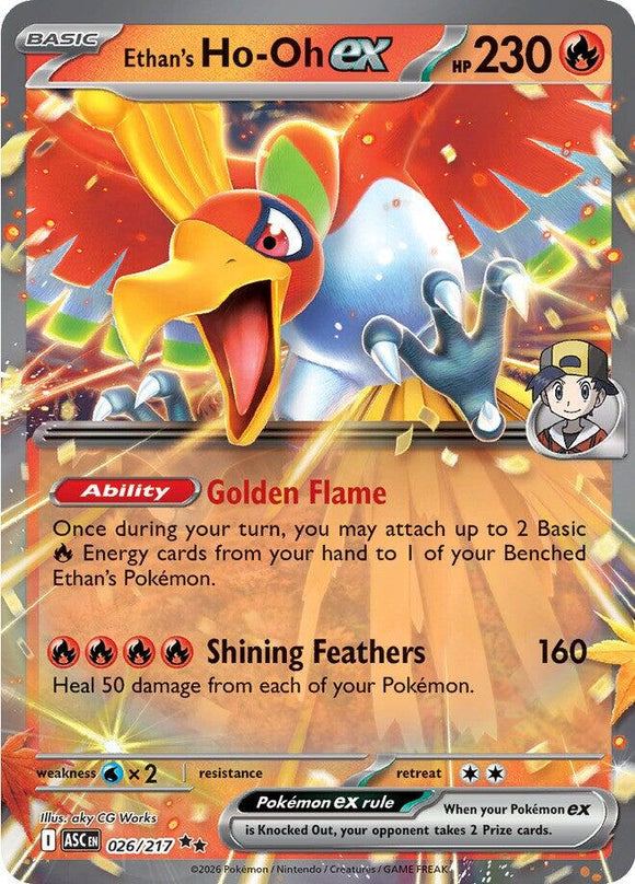 Ethan's Ho-Oh ex [026/217] [Ascended Heroes] Holofoil