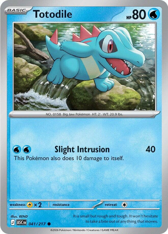 Totodile [041/217] [Ascended Heroes] Reverse Holofoil