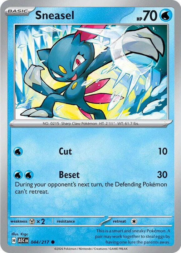 Sneasel [044/217] [Ascended Heroes] Reverse Holofoil