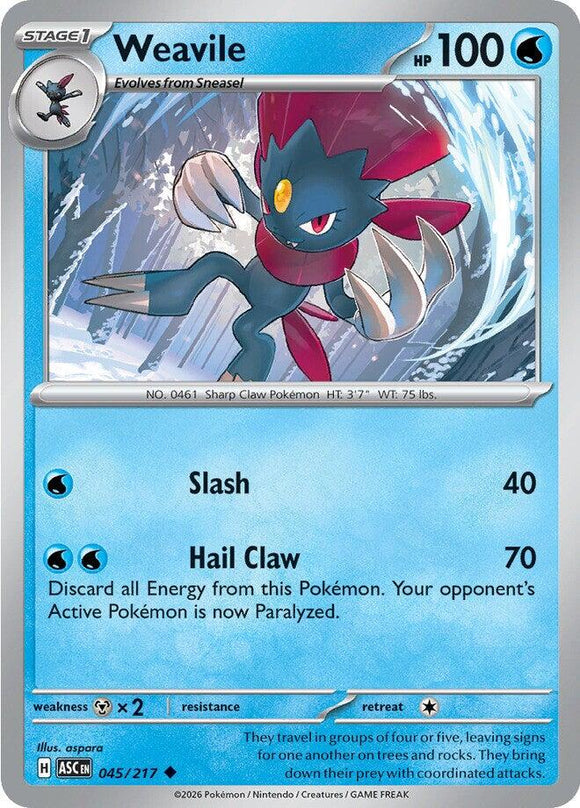 Weavile - 045/217 [045/217] [Ascended Heroes]