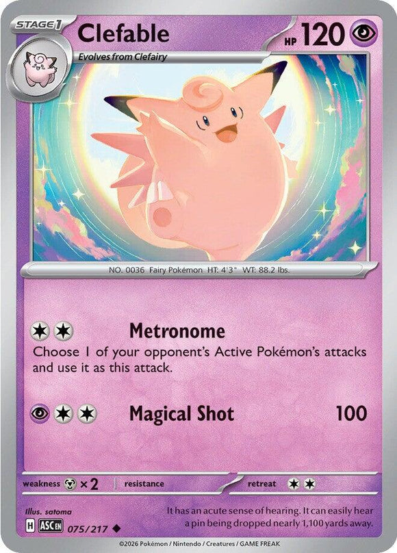 Clefable [075/217] [Ascended Heroes]