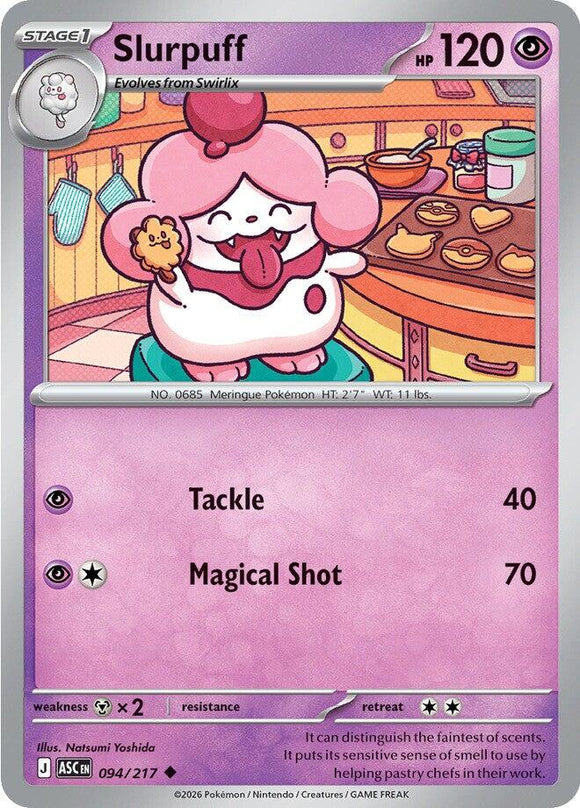Slurpuff - 094/217 [094/217] [Ascended Heroes] Reverse Holofoil