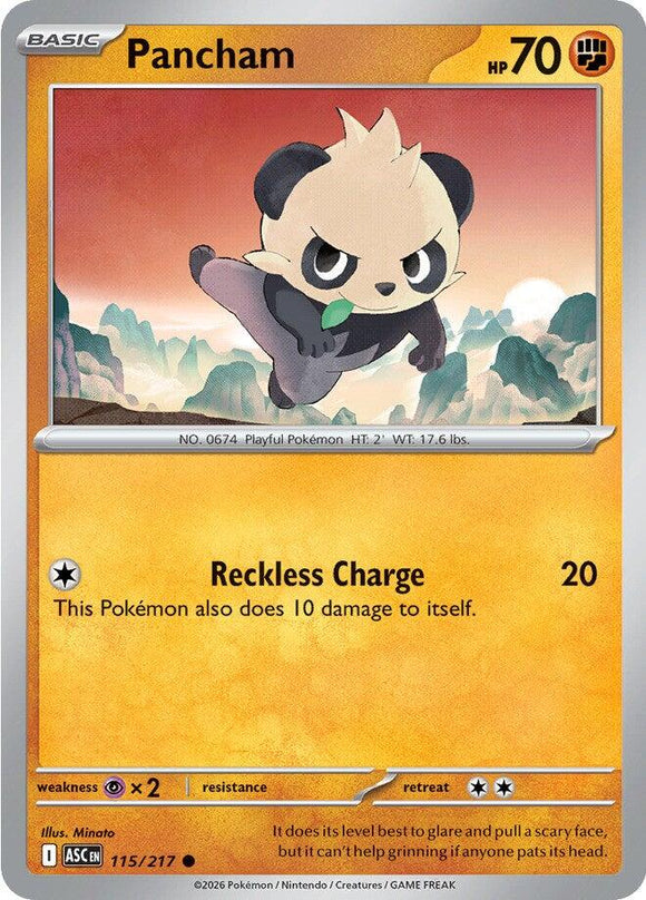 Pancham [115/217] [Ascended Heroes] Reverse Holofoil