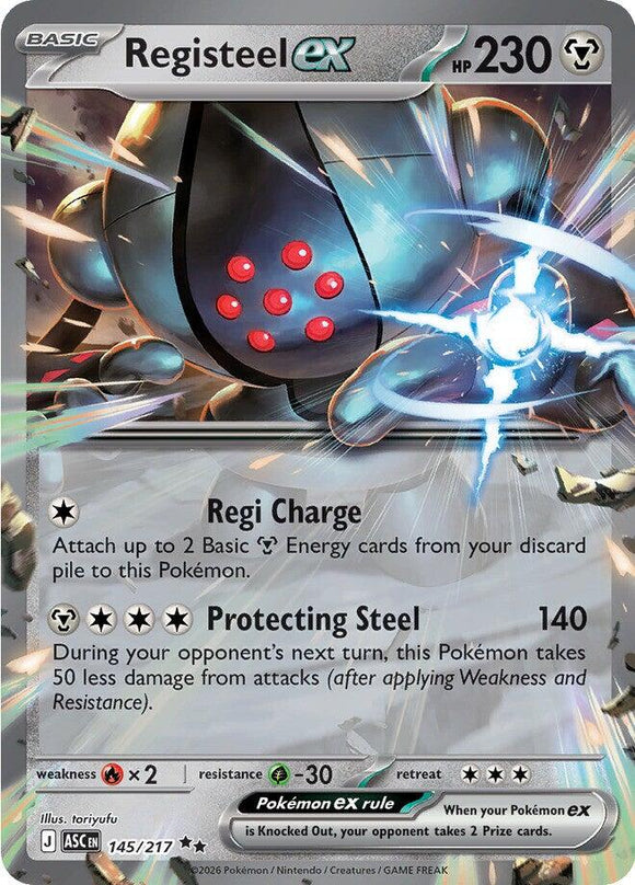 Registeel ex [145/217] [Ascended Heroes] Holofoil
