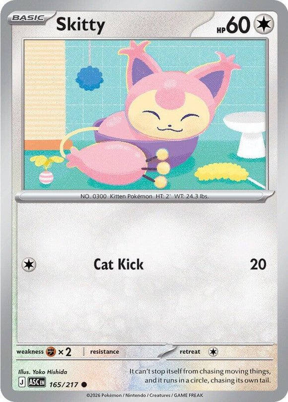 Skitty [165/217] [Ascended Heroes] Reverse Holofoil