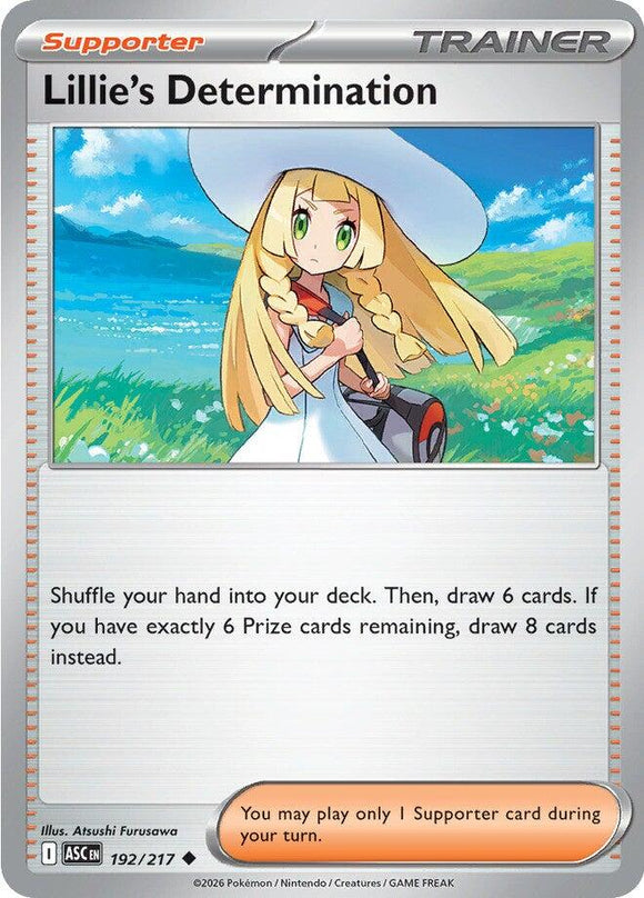 Lillie's Determination [192/217] [Ascended Heroes] Reverse Holofoil