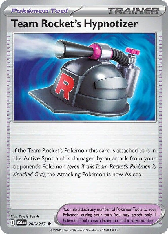 Team Rocket's Hypnotizer [206/217] [Ascended Heroes] Reverse Holofoil