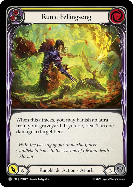 Runic Fellingsong (Yellow)