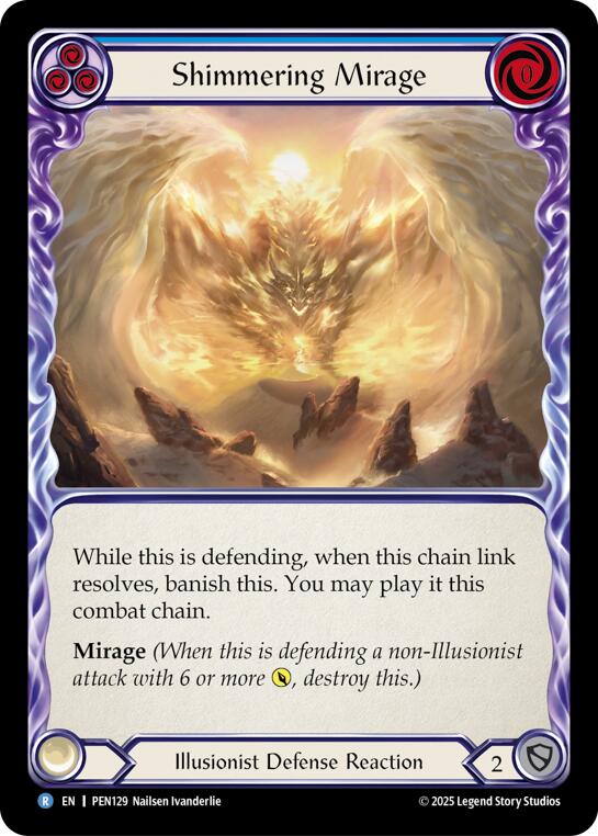 Shimmering Mirage (Blue)