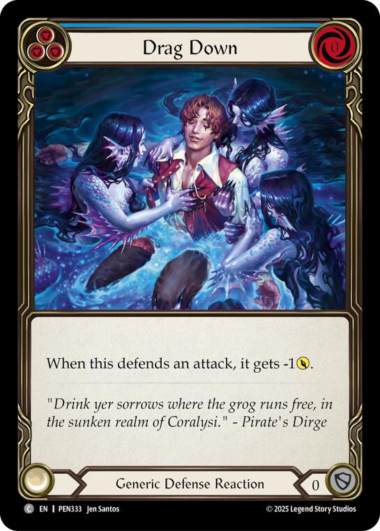 Drag Down (Blue)