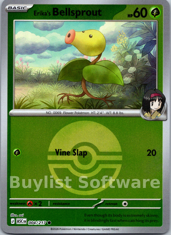 Erika's Bellsprout (Poke Ball) [004/217] [Ascended Heroes] Reverse Holofoil