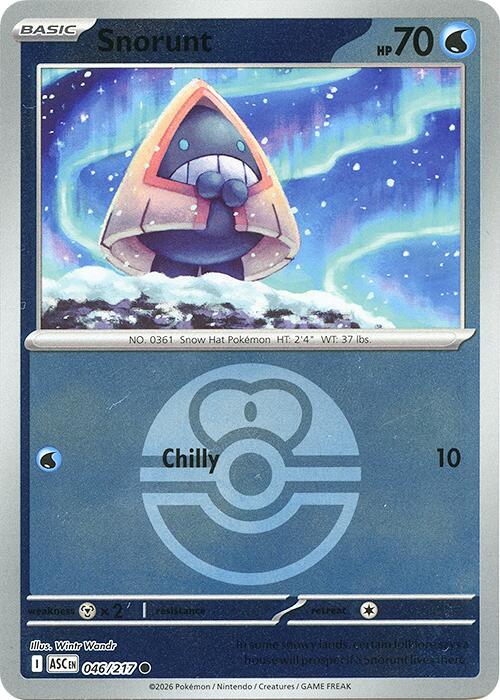 Snorunt (Love Ball) [046/217] [Ascended Heroes] Reverse Holofoil