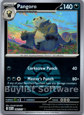 Pangoro (Love Ball) [140/217] [Ascended Heroes] Reverse Holofoil