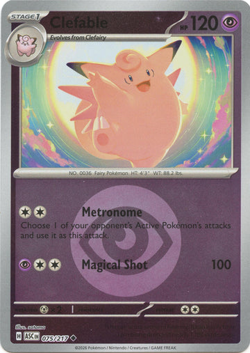 Clefable (Energy Symbol Pattern) [075/217] [Ascended Heroes] Reverse Holofoil