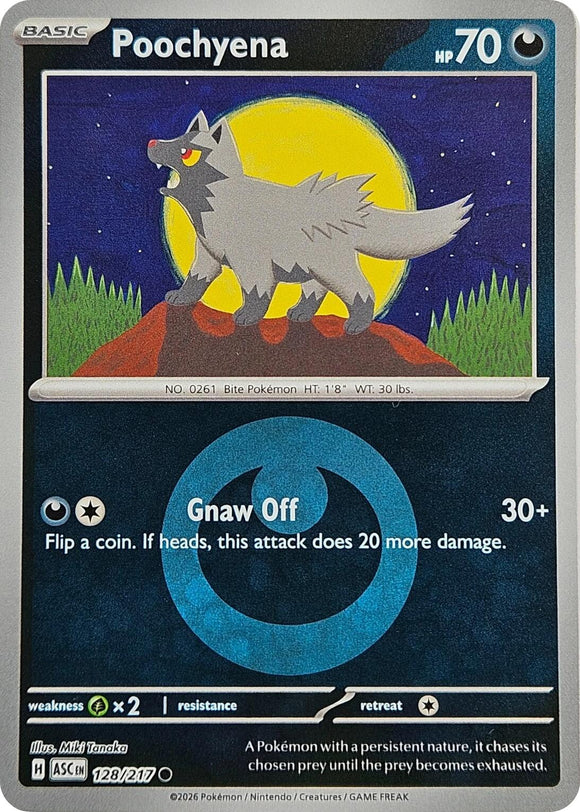 Poochyena (Energy Symbol Pattern) [128/217] [Ascended Heroes] Reverse Holofoil