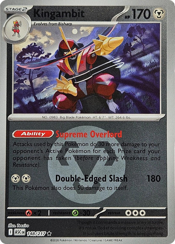 Kingambit (Energy Symbol Pattern) [148/217] [Ascended Heroes] Reverse Holofoil