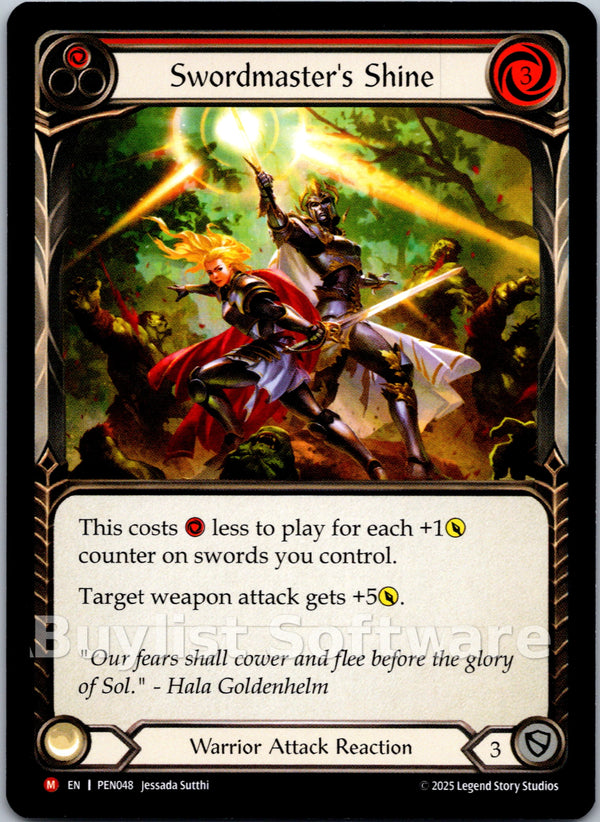 Swordmasters Shine (Red)