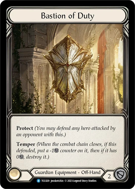 7f998800-094f-4d95-9b49-c412d4de43f2 | fab-tcc029-nf-rounthetabltccx-rar-nm | Bastion of Duty