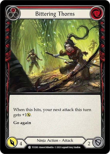 7f998800-094f-4d95-9b49-c412d4de43f2 | fab-tcc083-nf-rounthetabltccx-r-com-nm | Bittering Thorns (Red)