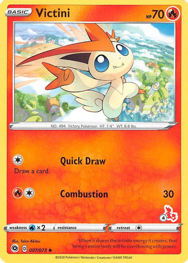 Victini (#4 Cinderace Stamped)