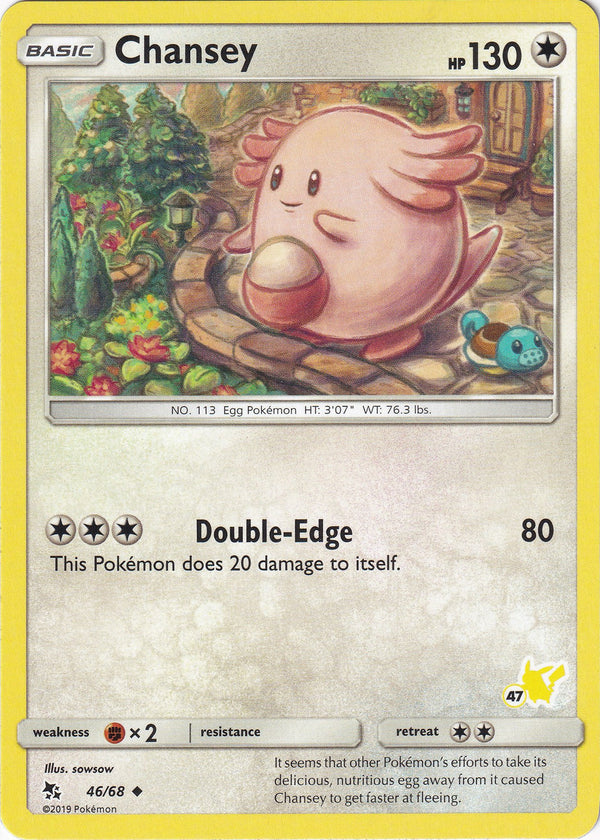 Chansey (#47 Pikachu Stamped)