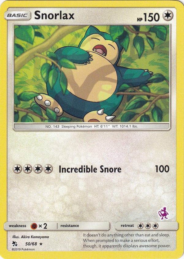 Snorlax (Mewtwo Stamped)