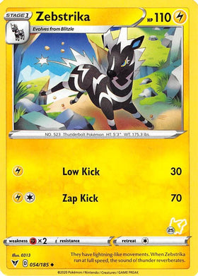 Zebstrika (#25 Pikachu Stamped)