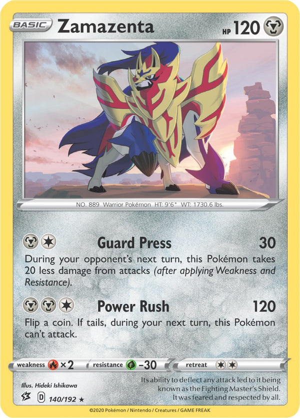 Zamazenta (Cracked Ice Holo)