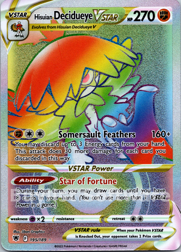 Hisuian Decidueye VSTAR